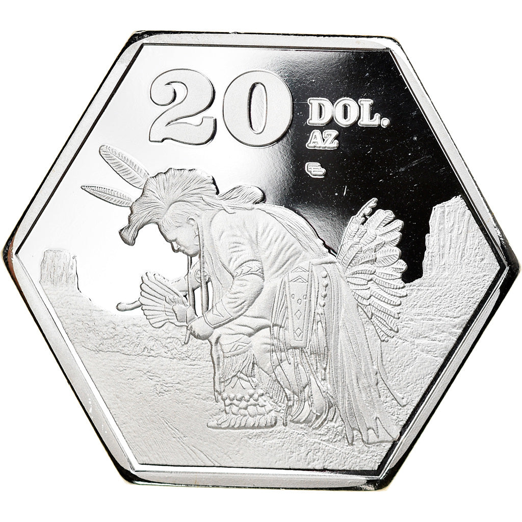 Coin, United States, Arizona, 20 Dollars, 2020, MS(65-70), Silver Clad