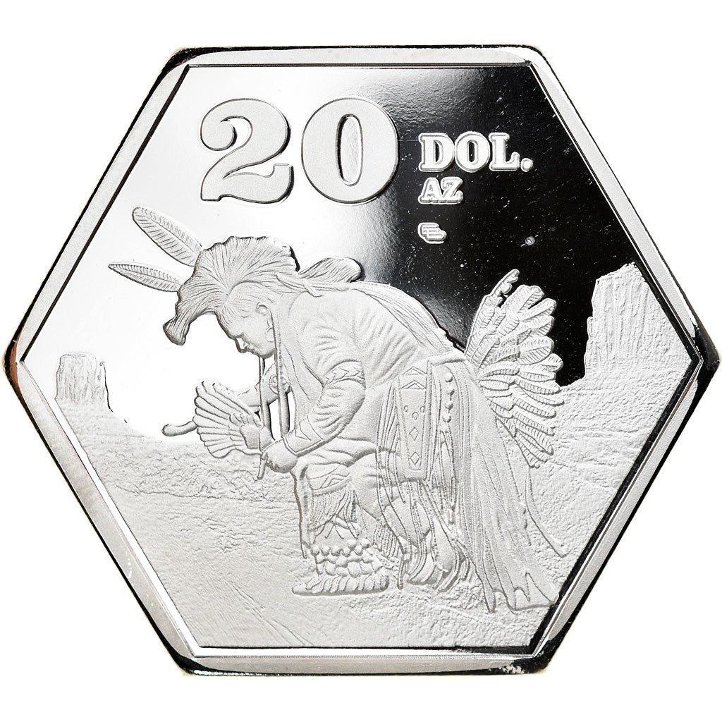 Coin, United States, Arizona, 20 Dollars, 2020, MS(65-70), Silver Clad