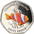 Moneta, British Indian Ocean, Poisson-clown, 50 Pence, 2021, FDC, Rame-nichel