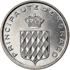 Coin, Monaco, Rainier III, Centime, 1976, AU(55-58), Stainless Steel, KM:155