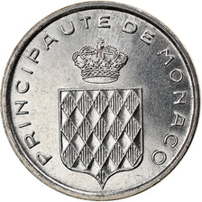 Coin, Monaco, Rainier III, Centime, 1976, AU(55-58), Stainless Steel, KM:155