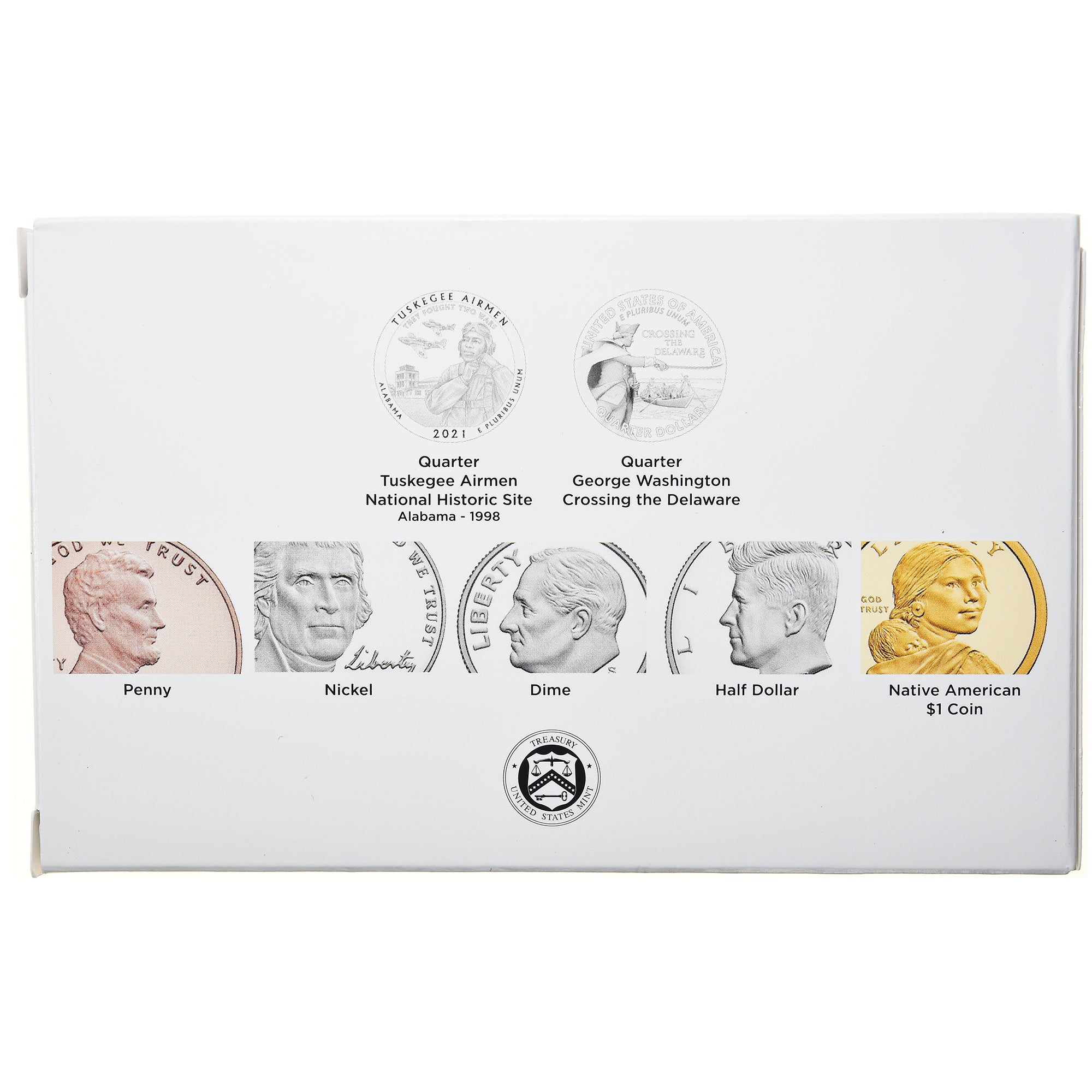 Münze, Vereinigte Staaten, Set, 2021, STGL