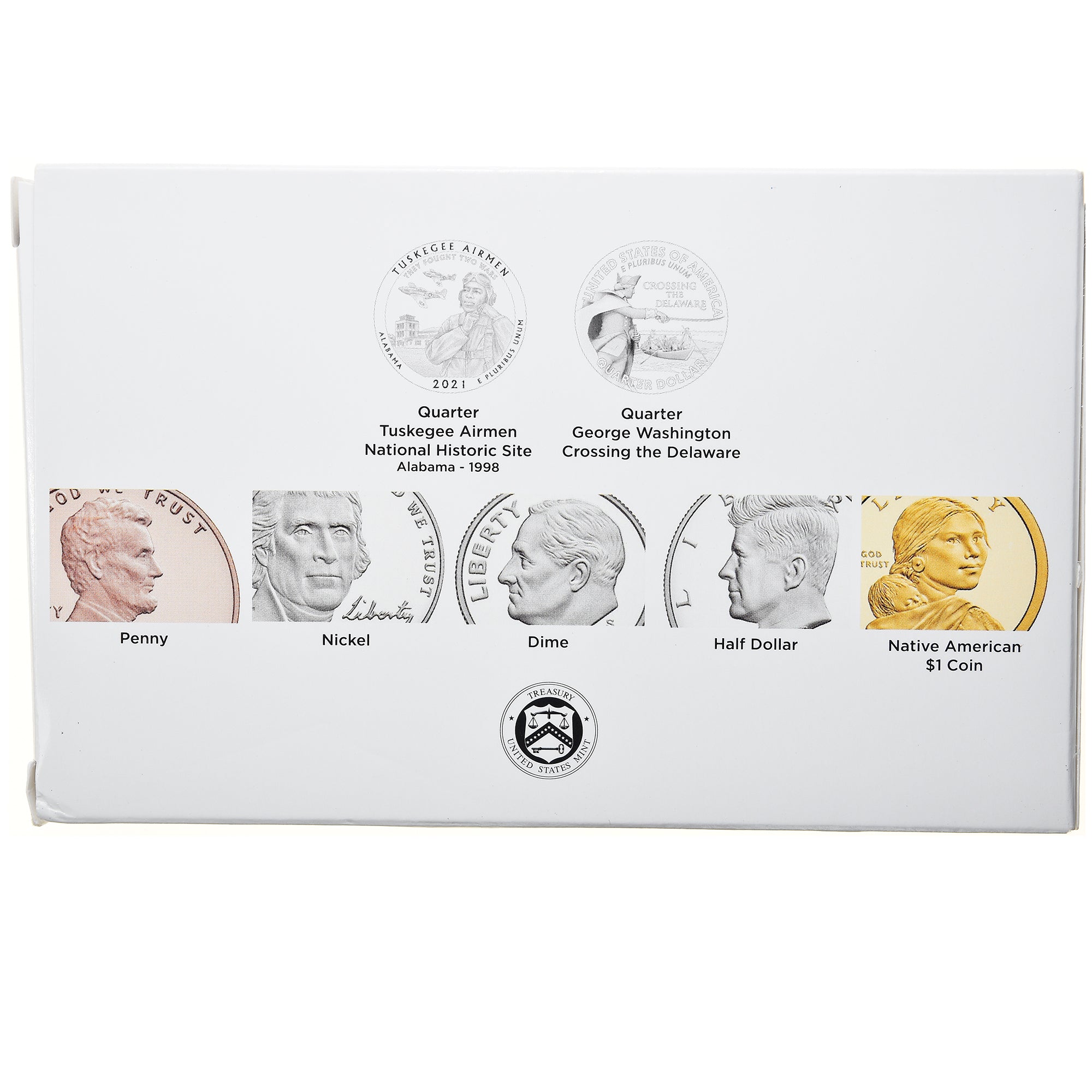 Moneta, Stati Uniti, Set, 2021, FDC, N.C.