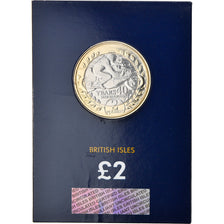 Coin, Isle of Man, Mike Hailwood, 2 Pounds, 2018, MS(65-70), Bi-Metallic