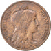 FRANCE, Dupuis, 10 Centimes, 1905, Paris, KM #843, VF(20-25), Bronze, 30,...