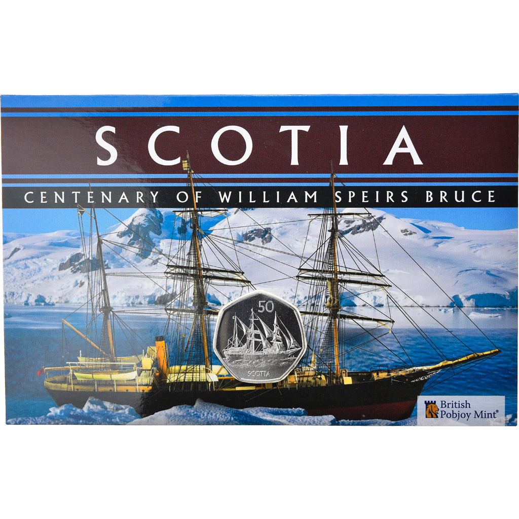Moneda, Islas Georgias del Sur y Sandwich del Sur, Scotia, 50 Pence, 2021, FDC