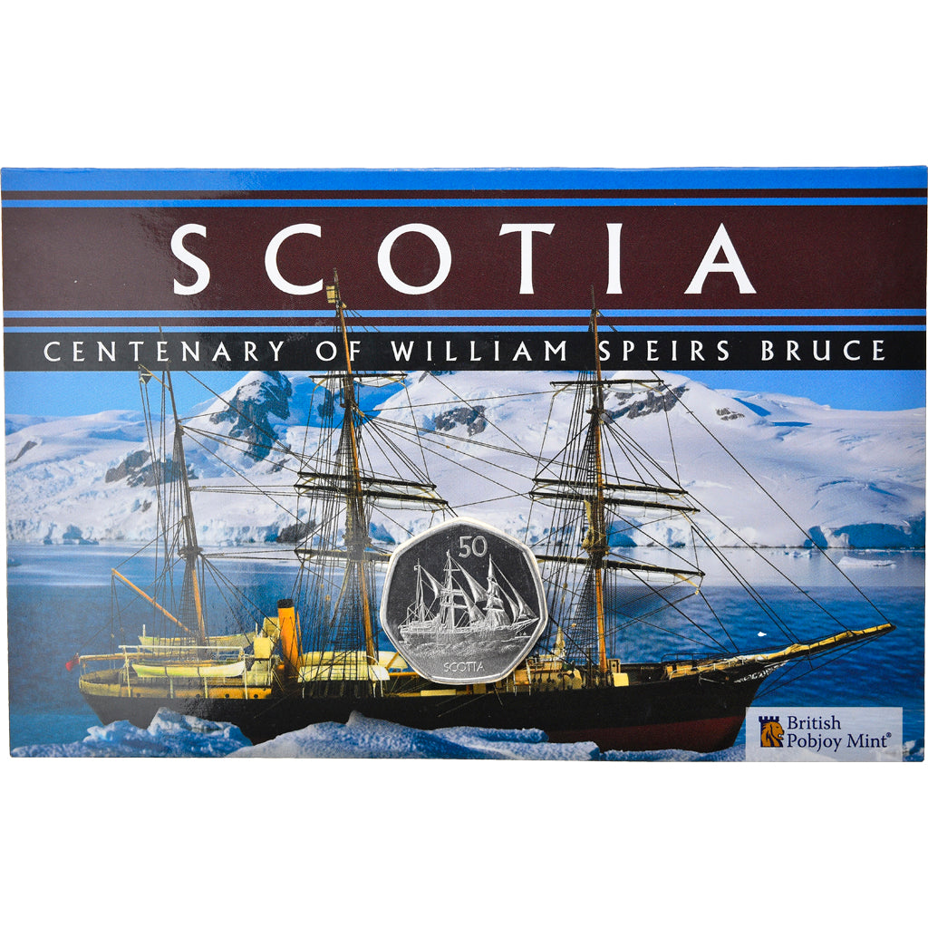 Moneda, Islas Georgias del Sur y Sandwich del Sur, Scotia, 50 Pence, 2021, FDC