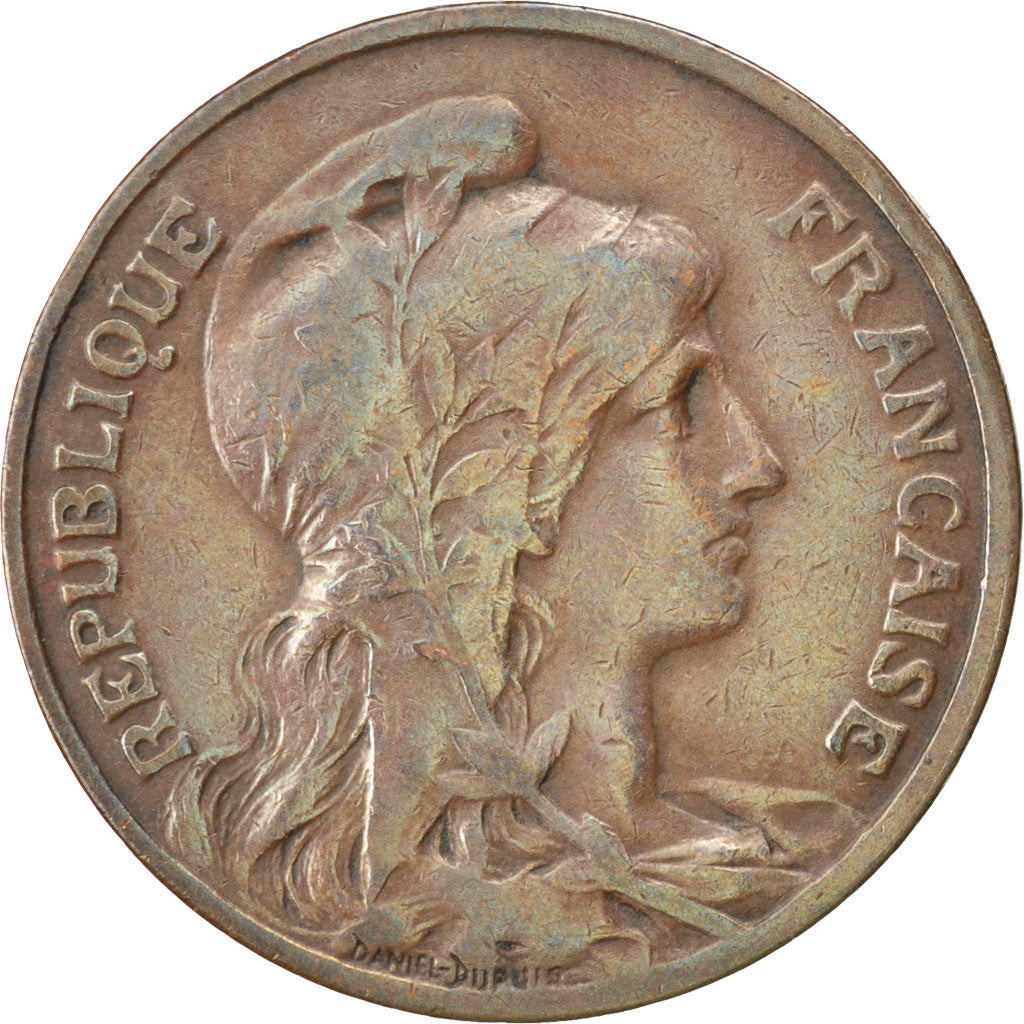 Munten, Frankrijk, Dupuis, 10 Centimes, 1912, FR+, Bronze, KM:843, Gadoury:277