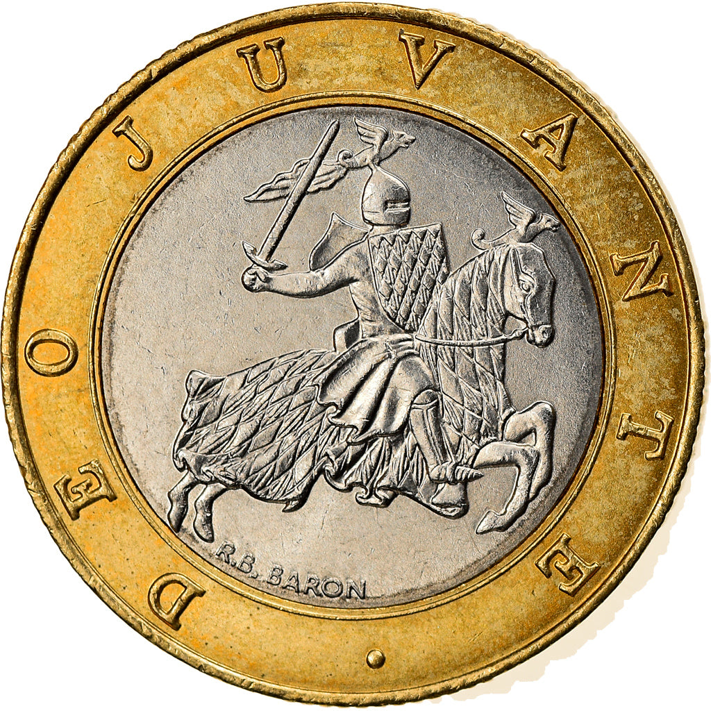 Coin, Monaco, Rainier III, 10 Francs, 2000, AU(55-58), Bi-Metallic, KM:163