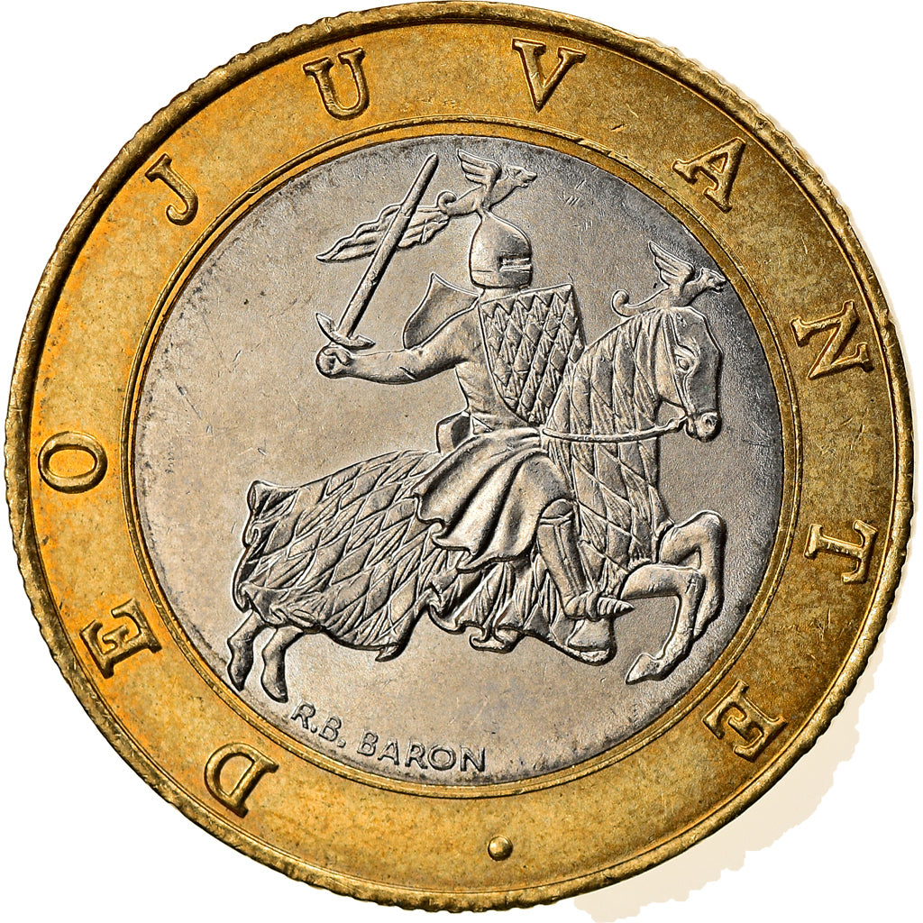 Coin, Monaco, Rainier III, 10 Francs, 2000, AU(55-58), Bi-Metallic, KM:163