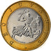 Moeda, Mónaco, Rainier III, 10 Francs, 2000, AU(55-58), Bimetálico, KM:163