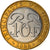 Moeda, Mónaco, Rainier III, 10 Francs, 2000, AU(55-58), Bimetálico, KM:163