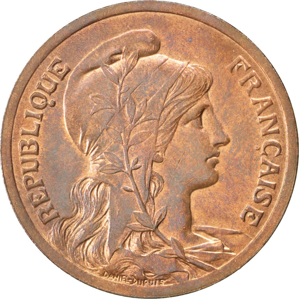 Coin, France, Dupuis, 10 Centimes, 1917, MS(60-62), Bronze, KM:843, Gadoury:277