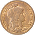 FRANCE, Dupuis, 10 Centimes, 1917, Paris, KM #843, MS(60-62), Bronze, 30,...