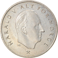 Coin, Norway, Harald V, Krone, 1992, EF(40-45), Copper-nickel, KM:436