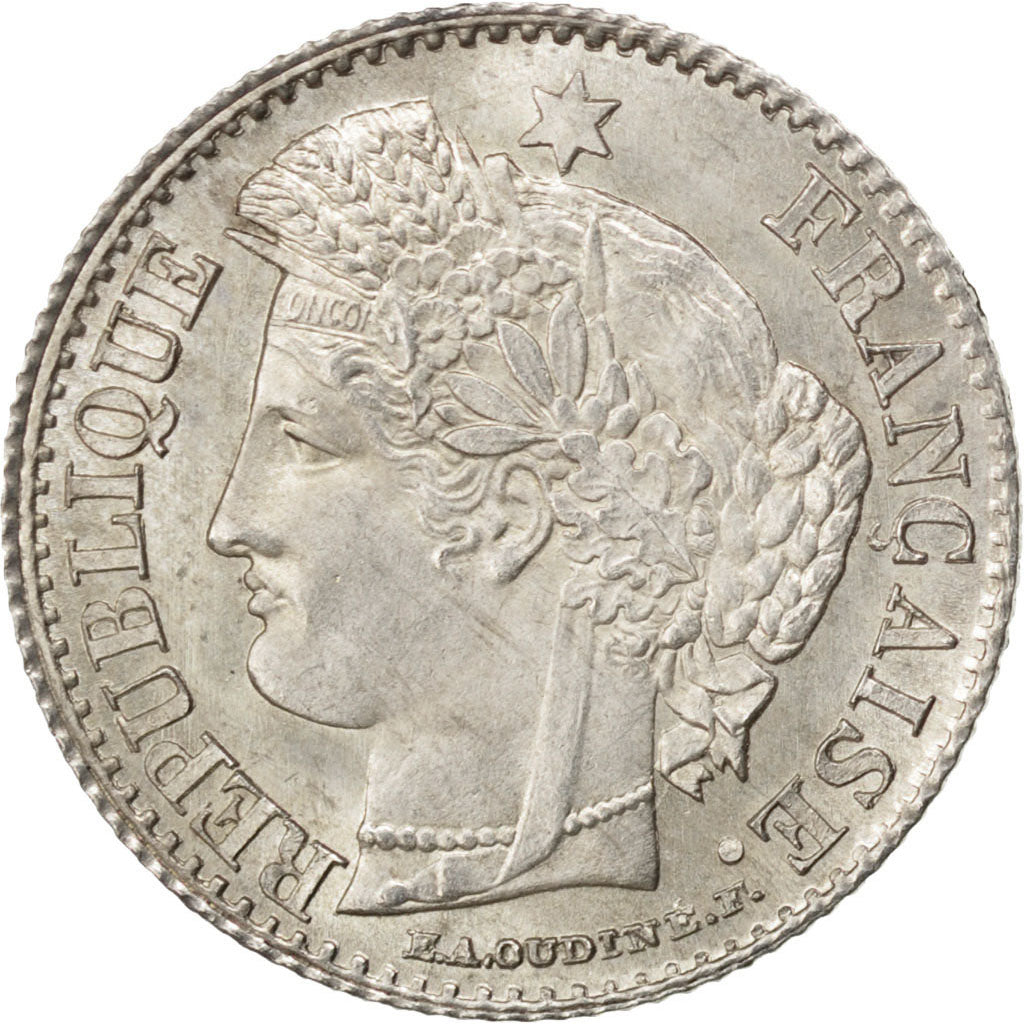 Coin, France, Cérès, 20 Centimes, 1850, Paris, MS(63), Silver, KM:758.1
