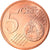 Letonia, 5 Euro Cent, 2014, SC+, Cobre chapado en acero