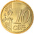 Łotwa, 10 Euro Cent, 2014, MS(64), Mosiądz