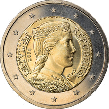Latvia, 2 Euro, 2014, MS(64), Bi-Metallic