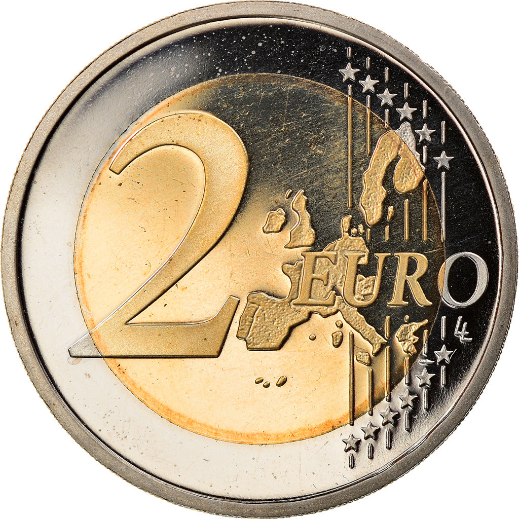 GERMANY - FEDERAL REPUBLIC, 2 Euro, 2002, Stuttgart, MS(65-70), Bi-Metallic