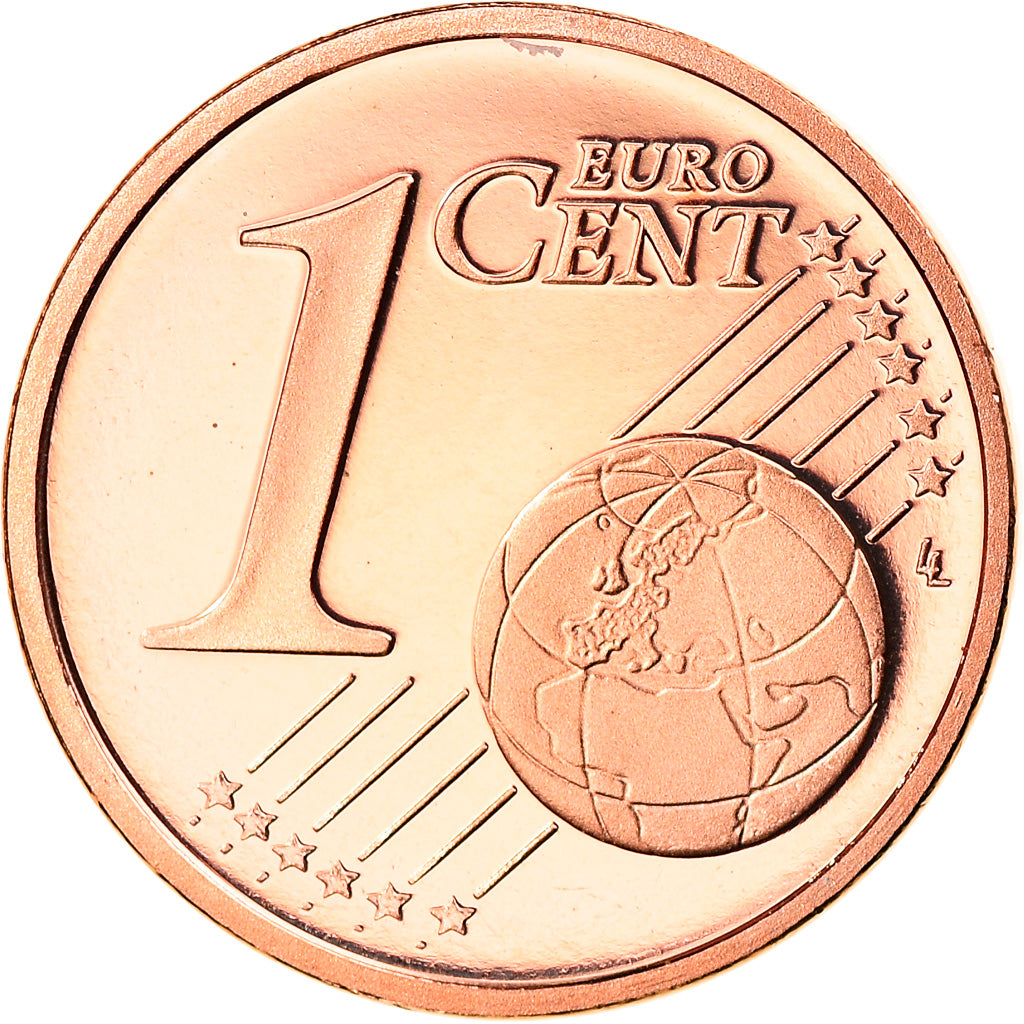 GERMANY - FEDERAL REPUBLIC, Euro Cent, 2002, Karlsruhe, MS(65-70), Copper Plated