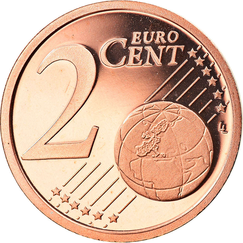 ALEMANHA - REPÚBLICA FEDERAL, 2 Euro Cent, 2002, Karlsruhe, MS(65-70), Aço