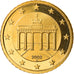 GERMANY - FEDERAL REPUBLIC, 50 Euro Cent, 2002, Karlsruhe, MS(65-70), Brass