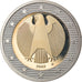 Niemcy - RFN, 2 Euro, 2002, Karlsruhe, MS(65-70), Bimetaliczny, KM:214