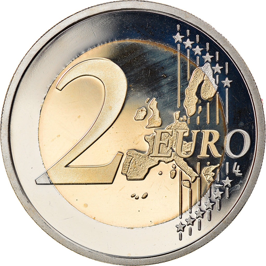 GERMANY - FEDERAL REPUBLIC, 2 Euro, 2002, Karlsruhe, MS(65-70), Bi-Metallic