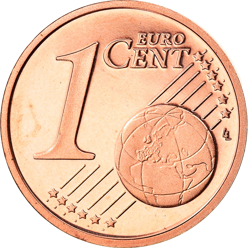 GERMANY - FEDERAL REPUBLIC, Euro Cent, 2002, Hambourg, MS(65-70), Copper Plated