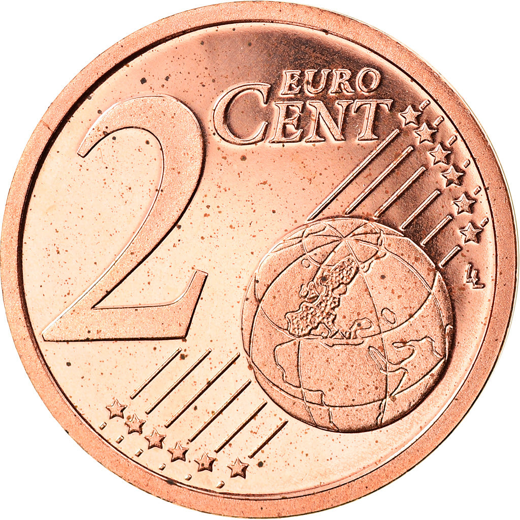 ALEMANHA - REPÚBLICA FEDERAL, 2 Euro Cent, 2002, Hambourg, MS(65-70), Aço