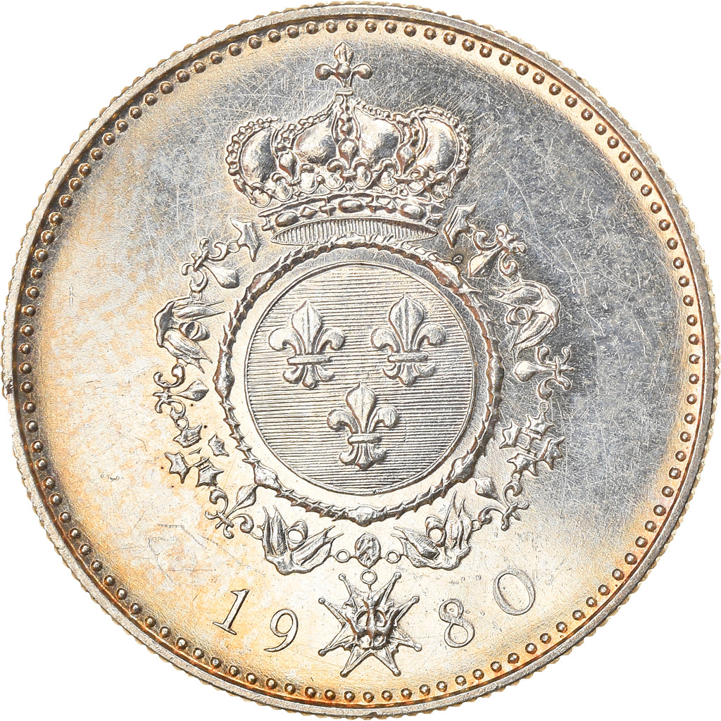 France, Medal, Louis XIV, Roi de France et de Navarre, History, 1980, MS(63)