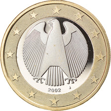 GERMANY - FEDERAL REPUBLIC, Euro, 2002, Hambourg, MS(65-70), Bi-Metallic, KM:213