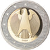 GERMANY - FEDERAL REPUBLIC, 2 Euro, 2002, Hambourg, MS(65-70), Bi-Metallic