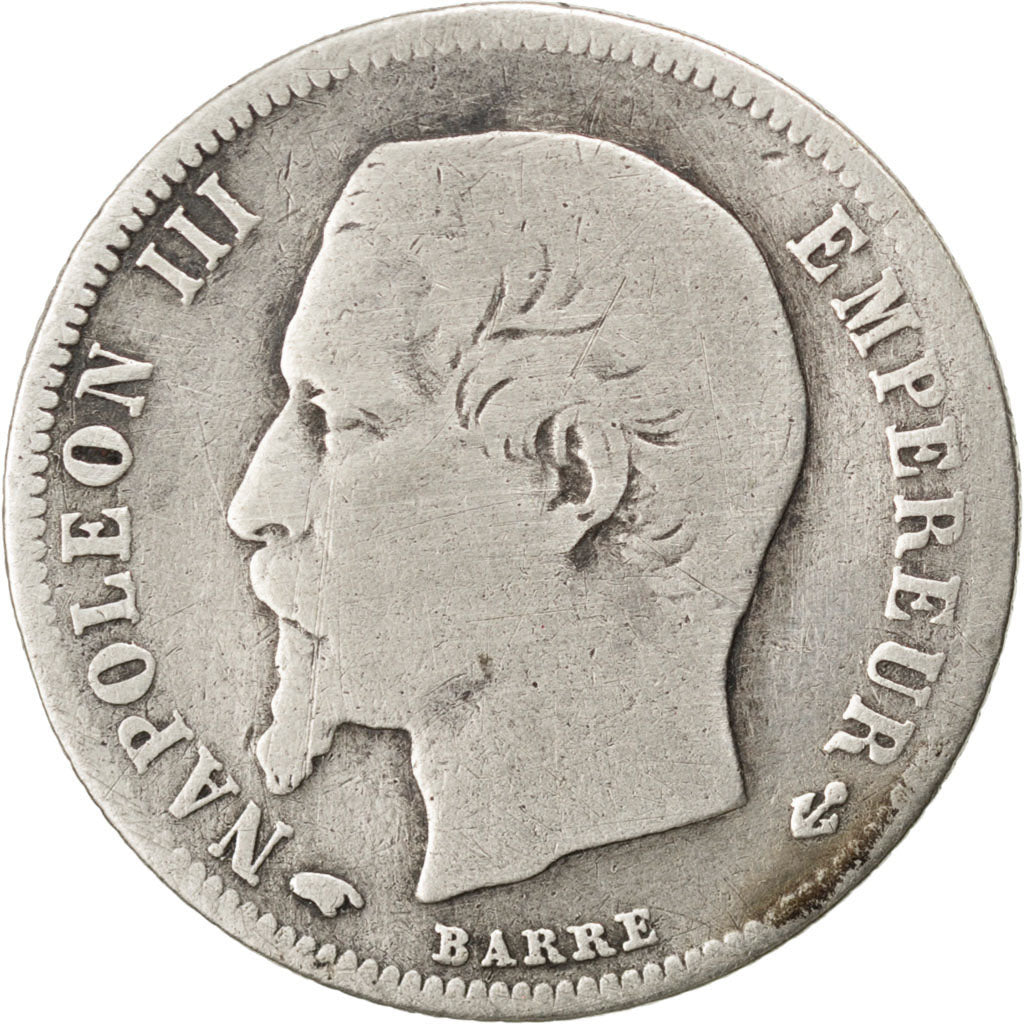 Francia, Napoleon III, Napoléon III, 50 Centimes, 1859, Paris, MB, Argento,...