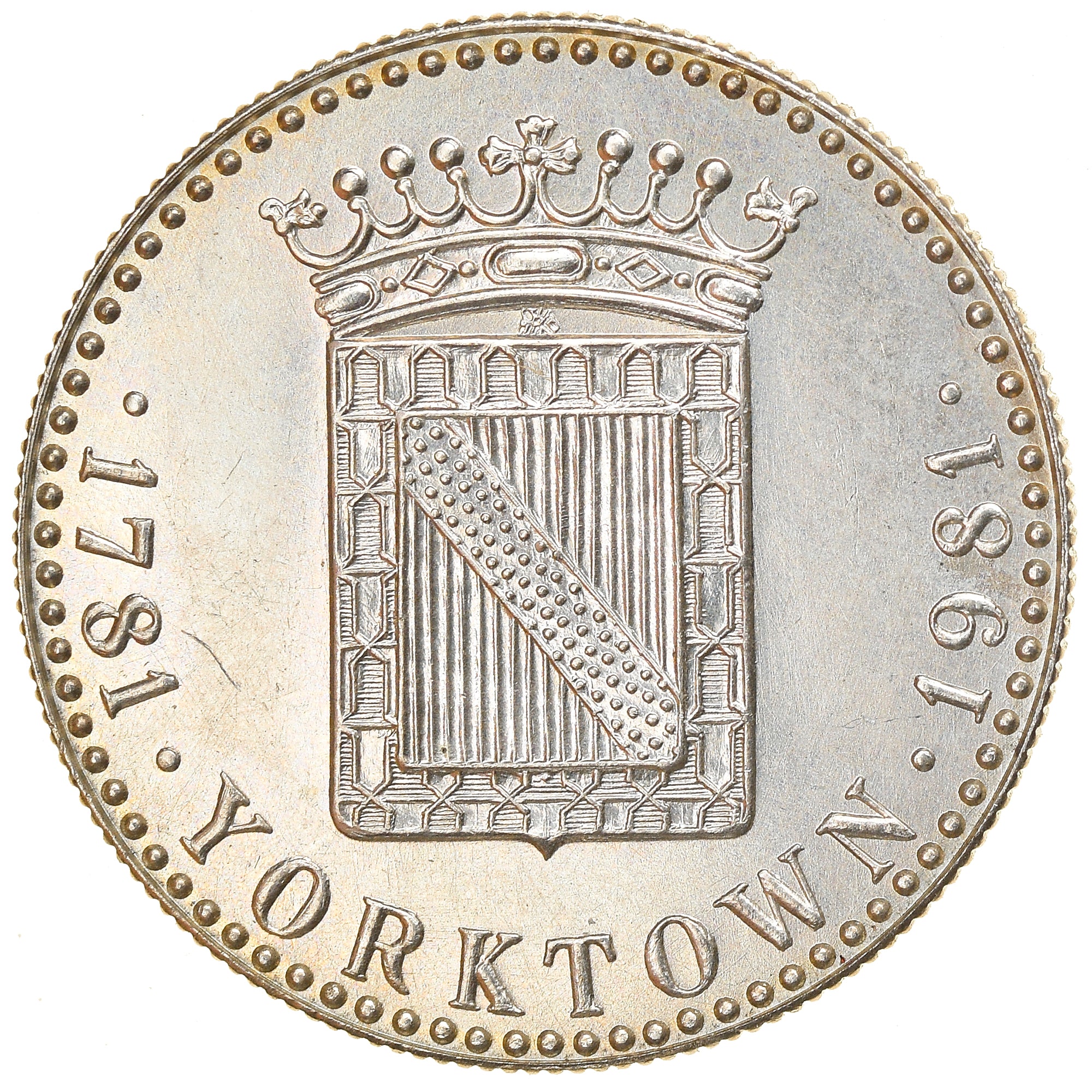 Francia, medaglia, Révolution Française, Marquis de La Fayette, History, 1981