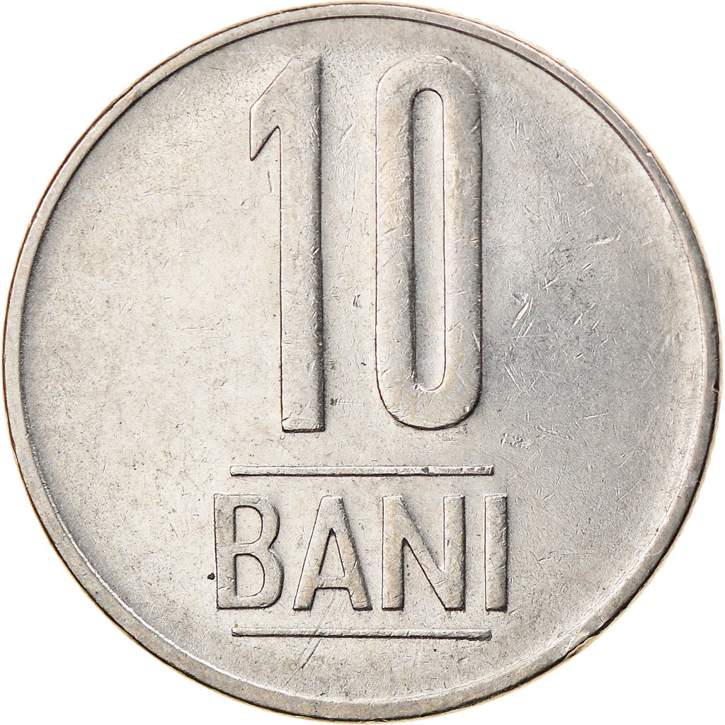 Moneda, Rumanía, 10 Bani, 2013, Bucharest, MBC, Níquel chapado en acero