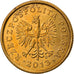 Moneda, Polonia, 5 Groszy, 2013, Warsaw, MBC, Latón, KM:278