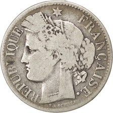 Münze, Frankreich, Cérès, 2 Francs, 1850, Strasbourg, SGE+, Silber, KM:760.2