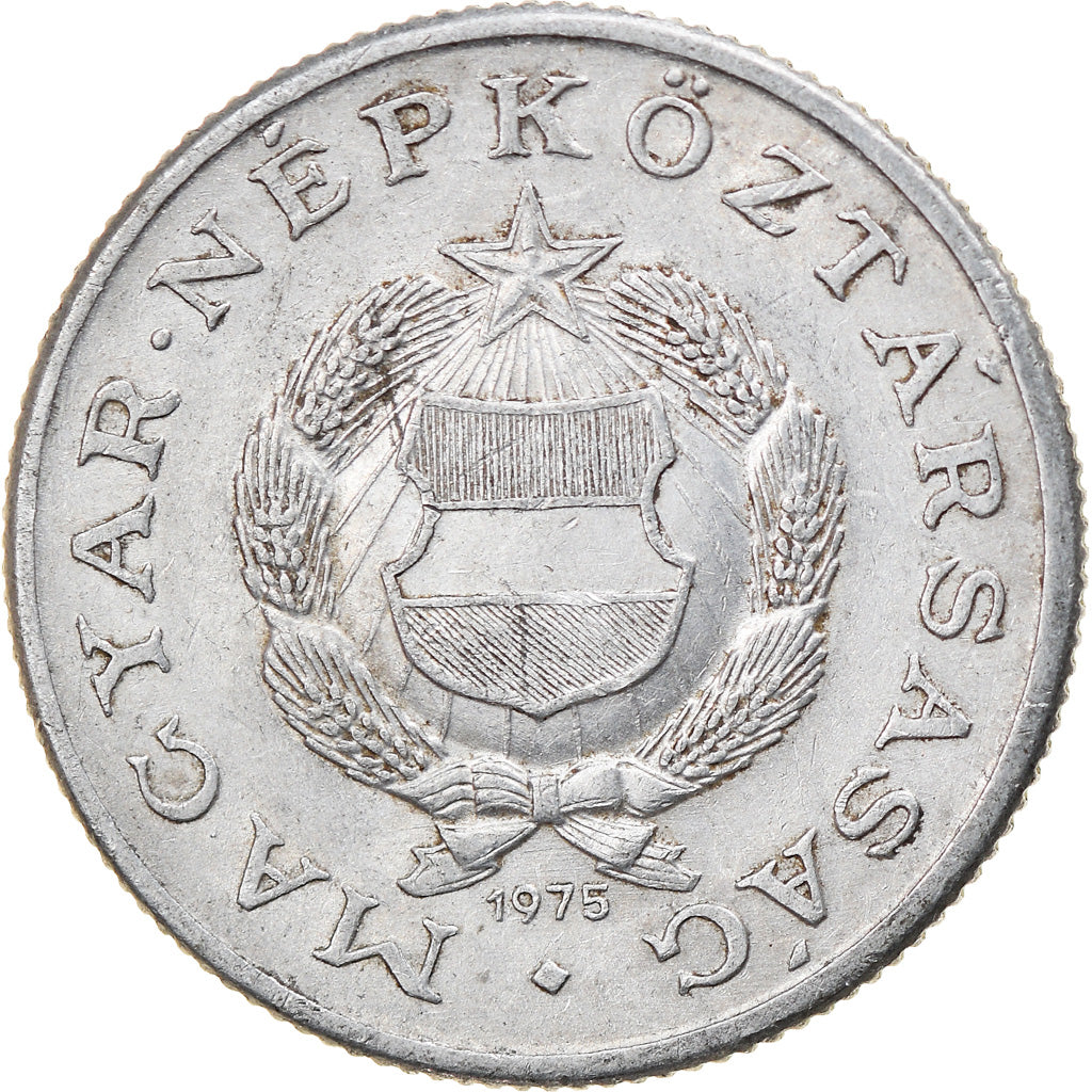 Coin, Hungary, Forint, 1975, Budapest, EF(40-45), Aluminum, KM:575