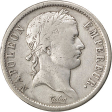 Moneta, Francia, Napoléon I, 2 Francs, 1808, Paris, MB+, Argento, KM:684.1