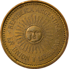 Coin, Argentina, 5 Centavos, 2009, EF(40-45), Brass plated steel, KM:109b