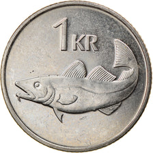 Moneta, Islanda, Krona, 2005, BB, Acciaio placcato nichel, KM:27A