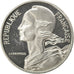 FRANCE, 5 Centimes, 1980, KM #P657, MS(60-62), Silver, Gadoury #22.P2, 5.16