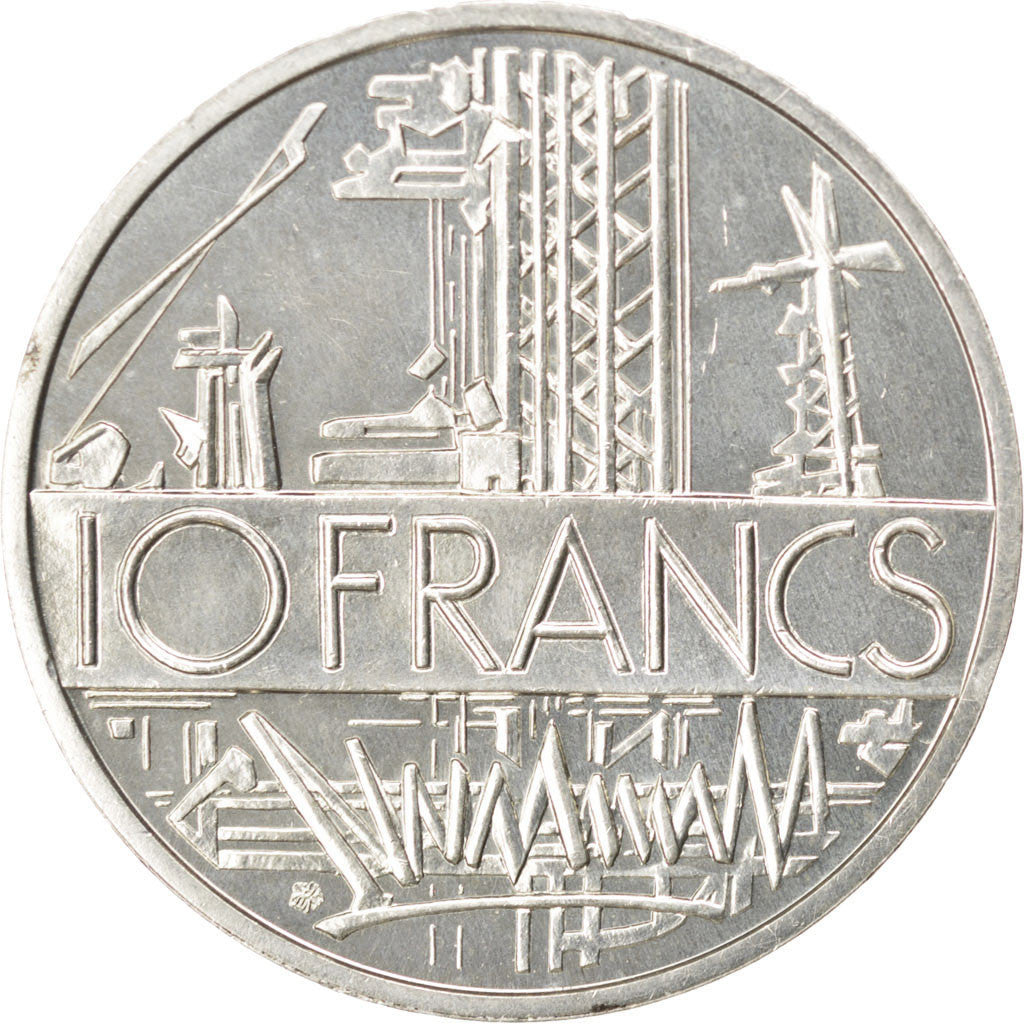 FRANCE, 10 Francs, 1980, KM #P678, MS(60-62), Silver, Gadoury #186.P2, 23.04