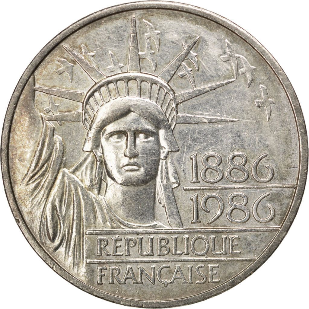 FRANCE, 100 Francs, 1986, KM #P972, EF(40-45), Silver, Gadoury #235.P1, 29.99