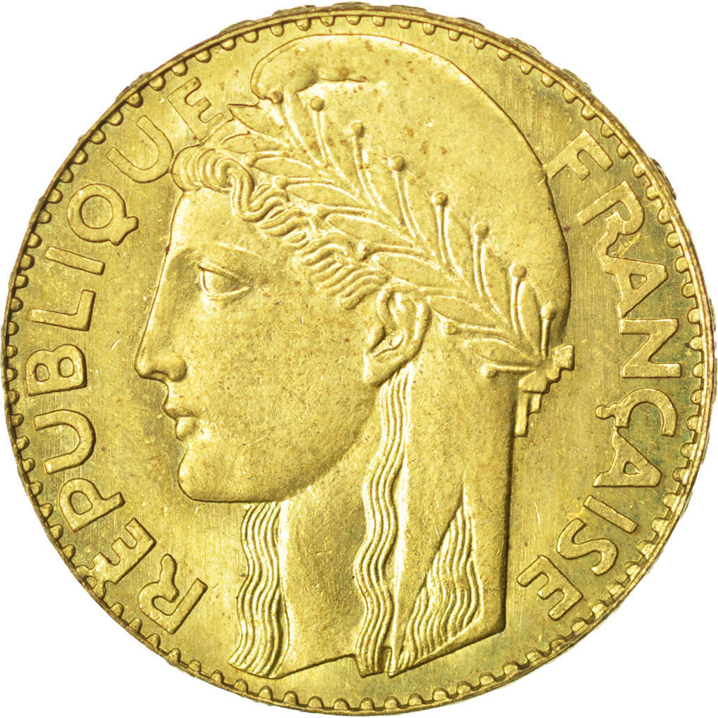 FRANCE, 100 Francs, 1929, AU(55-58), Cupro-Aluminium, Gadoury #280.4, 3.36
