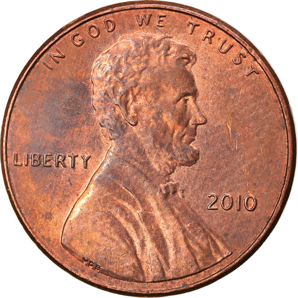 Moneta, Stati Uniti, Lincoln Cent, Cent, 2010, U.S. Mint, BB, Zinco placcato