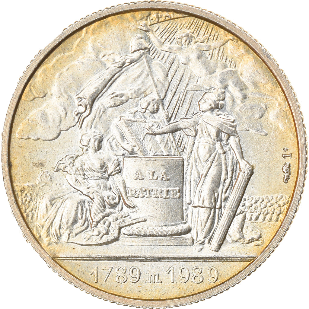France, Medal, Bicentenaire de la Révolution Française, History, 1989, Rogat