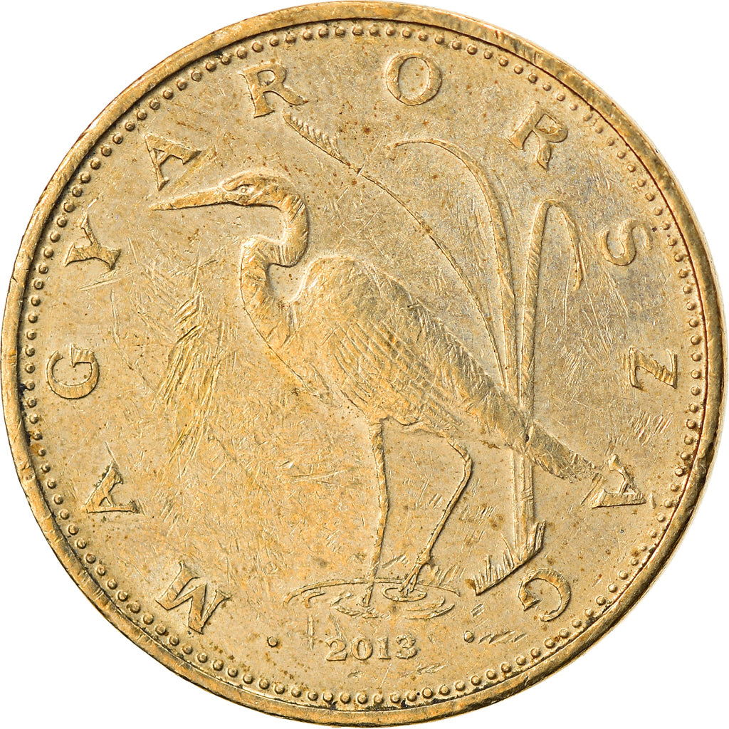 Coin, Hungary, 5 Forint, 2013, Budapest, EF(40-45), Nickel-brass, KM:694